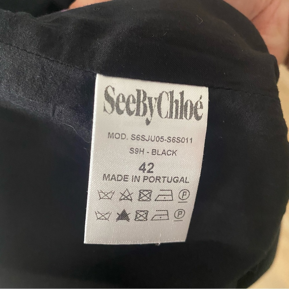 See By Chloe Black Mini Skirt - Picture 6 of 7